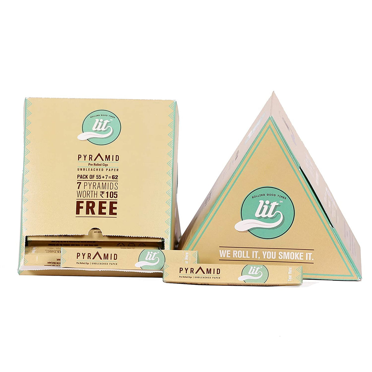 pyramid cigarettes price Blue Box 100s - Pack PYRAMID BROWN (62 CONES) 
