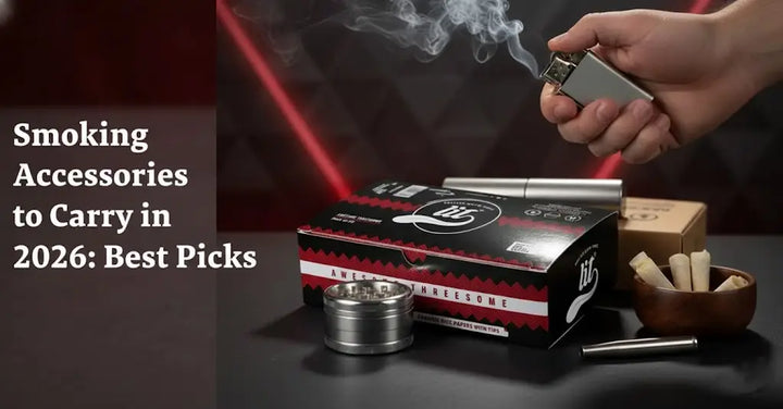 Top Smoking Accessories to Carry in 2026 Rolling Papers Cones Filters and More