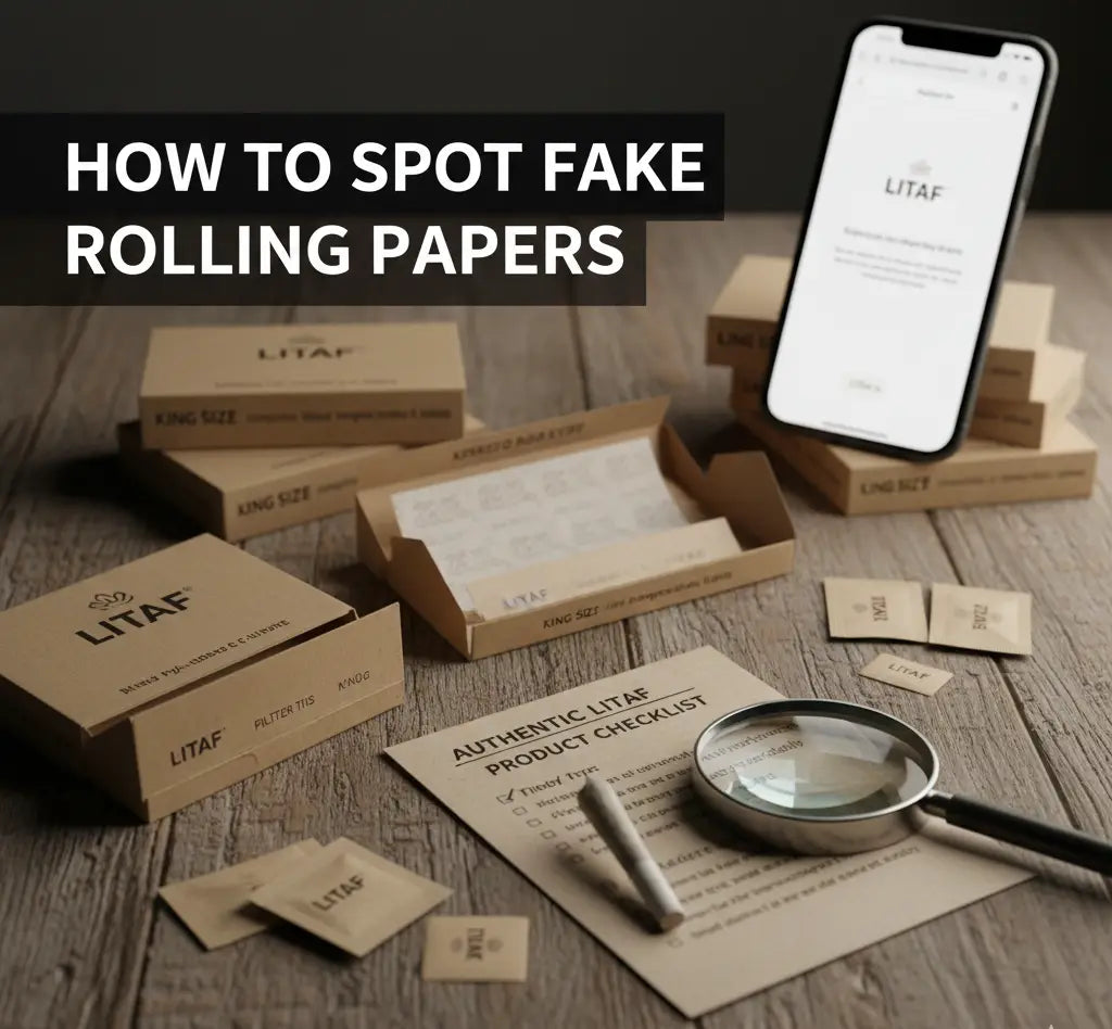 How to Spot Fake Rolling Papers: Authentic LITAF Product Checklist