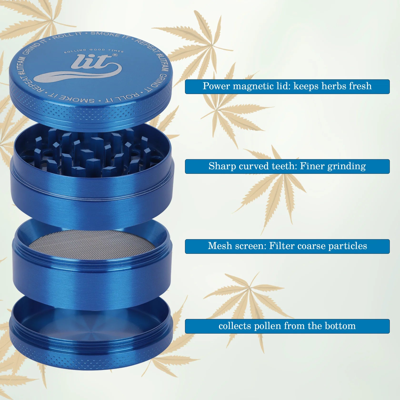 55MM METAL HERB GRINDER