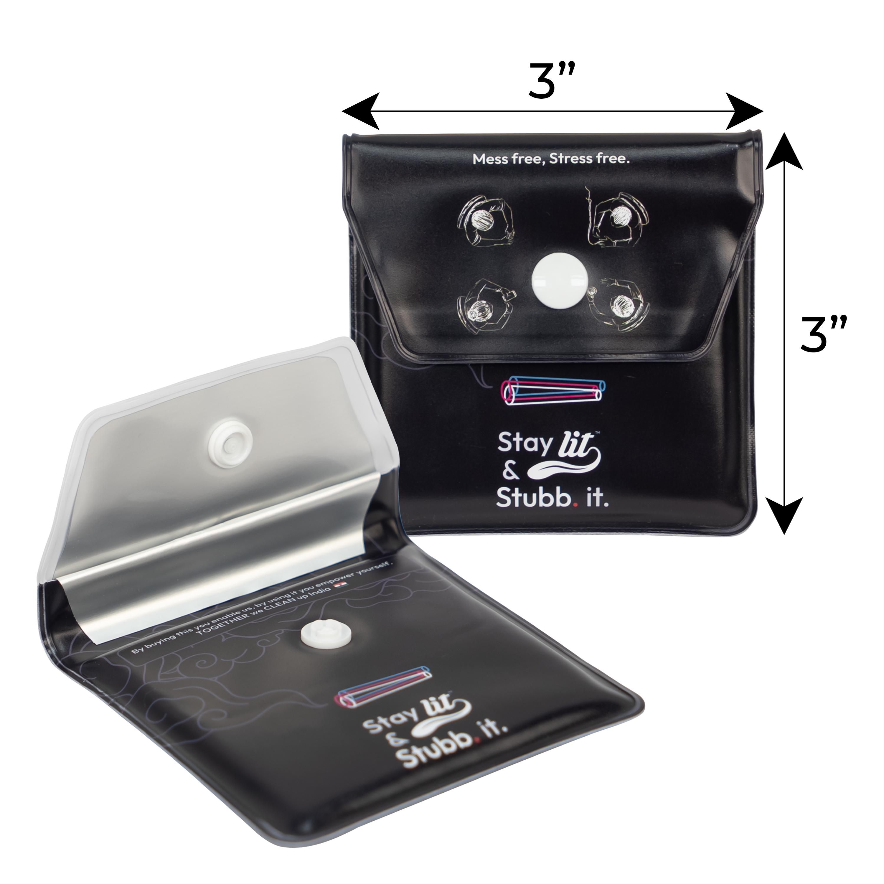 Lit x Stubb Pocket Ashtray