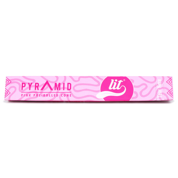 LIT Pyramid Pink Pre Rolled Cone