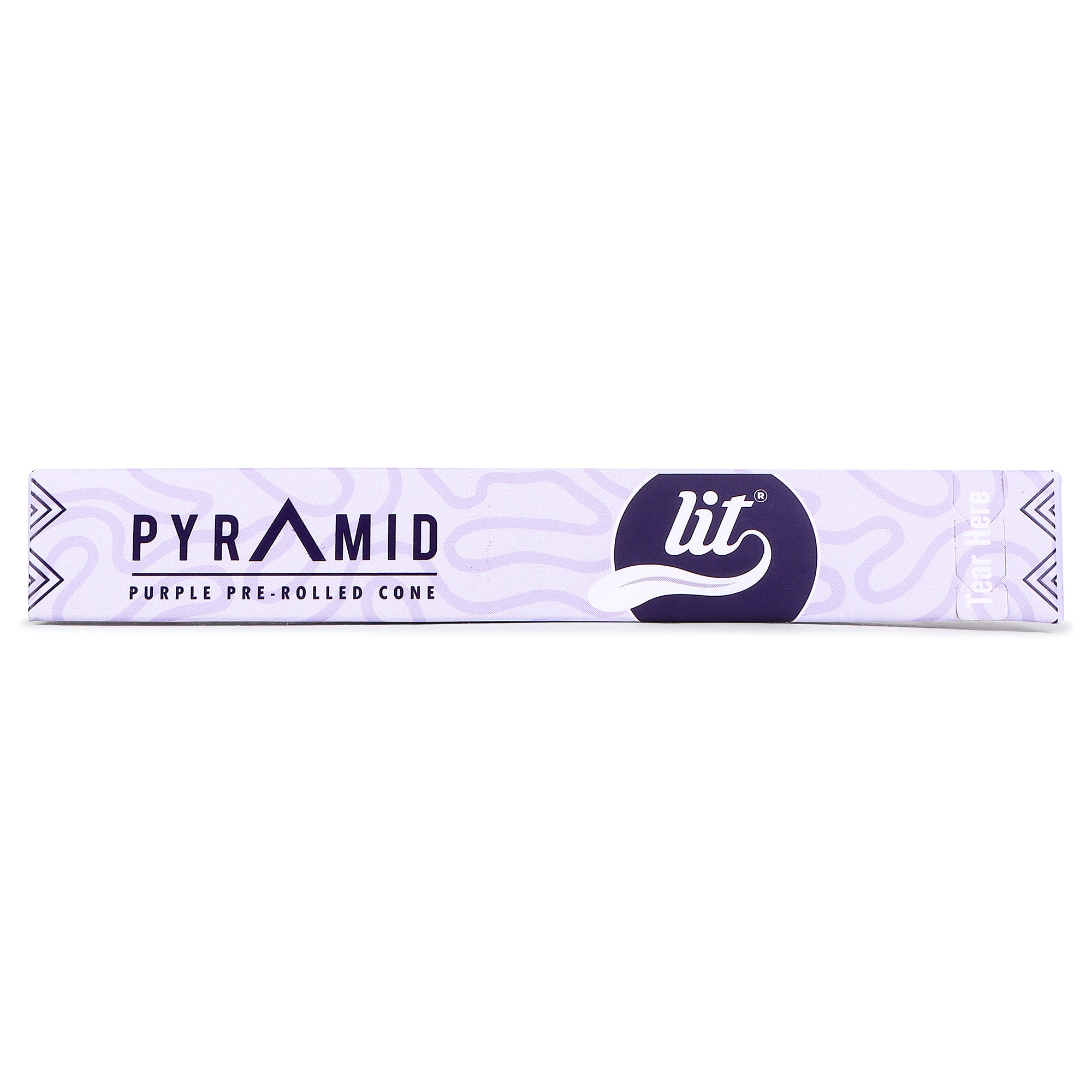 LIT Pyramid Purple Pre Rolled Cone | Lit