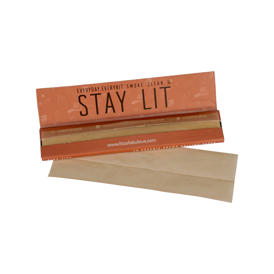 LIT THINS Booklet Each Pack 40 Rolling Paper Slim Rolling Paper(5 Booklets)