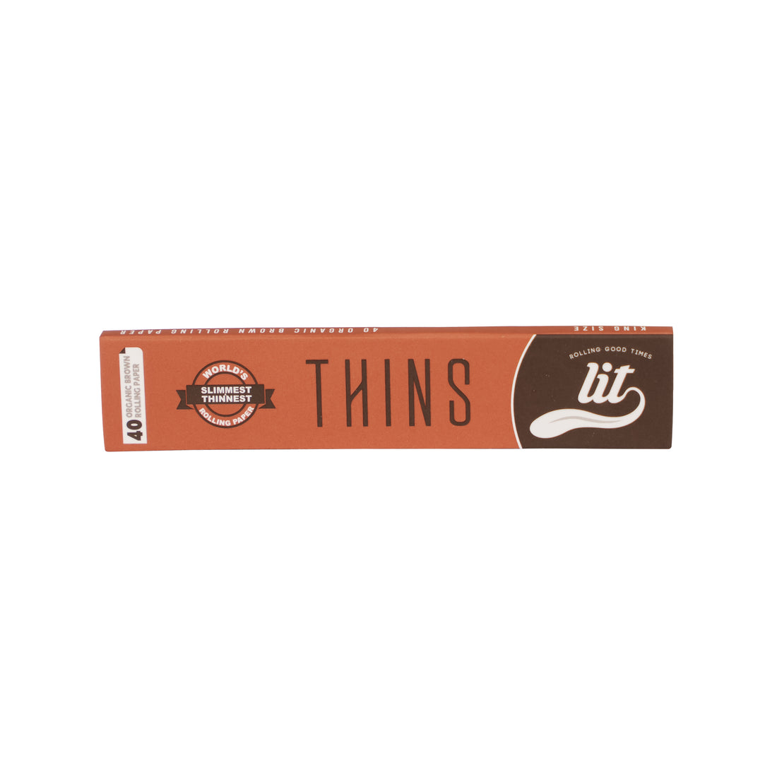 LIT THINS Booklet Each Pack 40 Rolling Paper Slim Rolling Paper(5 Booklets)