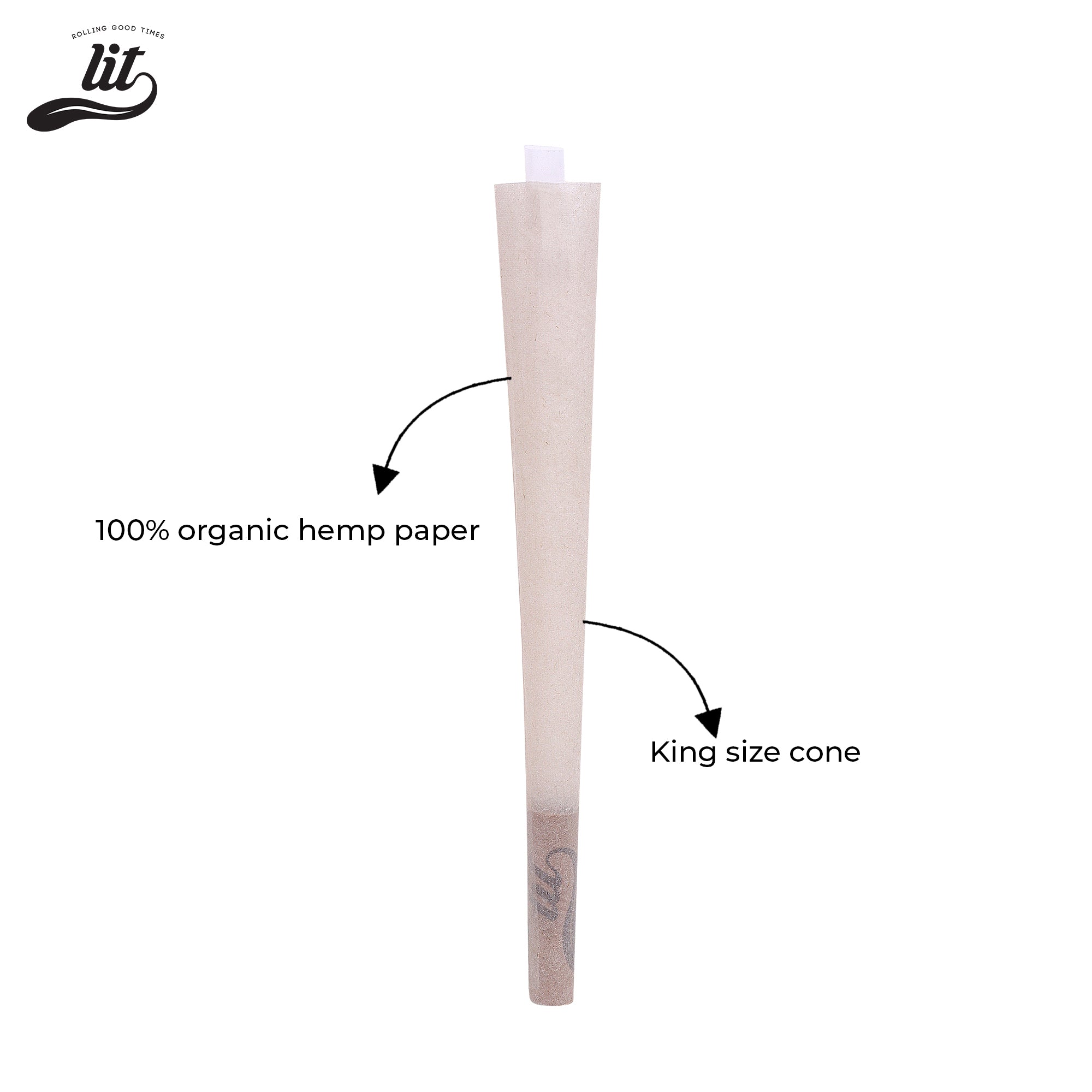 LIT PYRAMID HEMP PRE ROLLED CONE