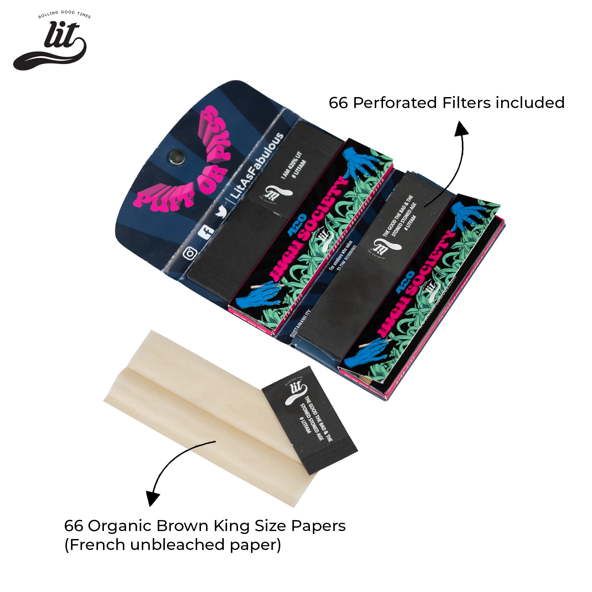 LIT 420 DOUBLE BOOKLET PACK