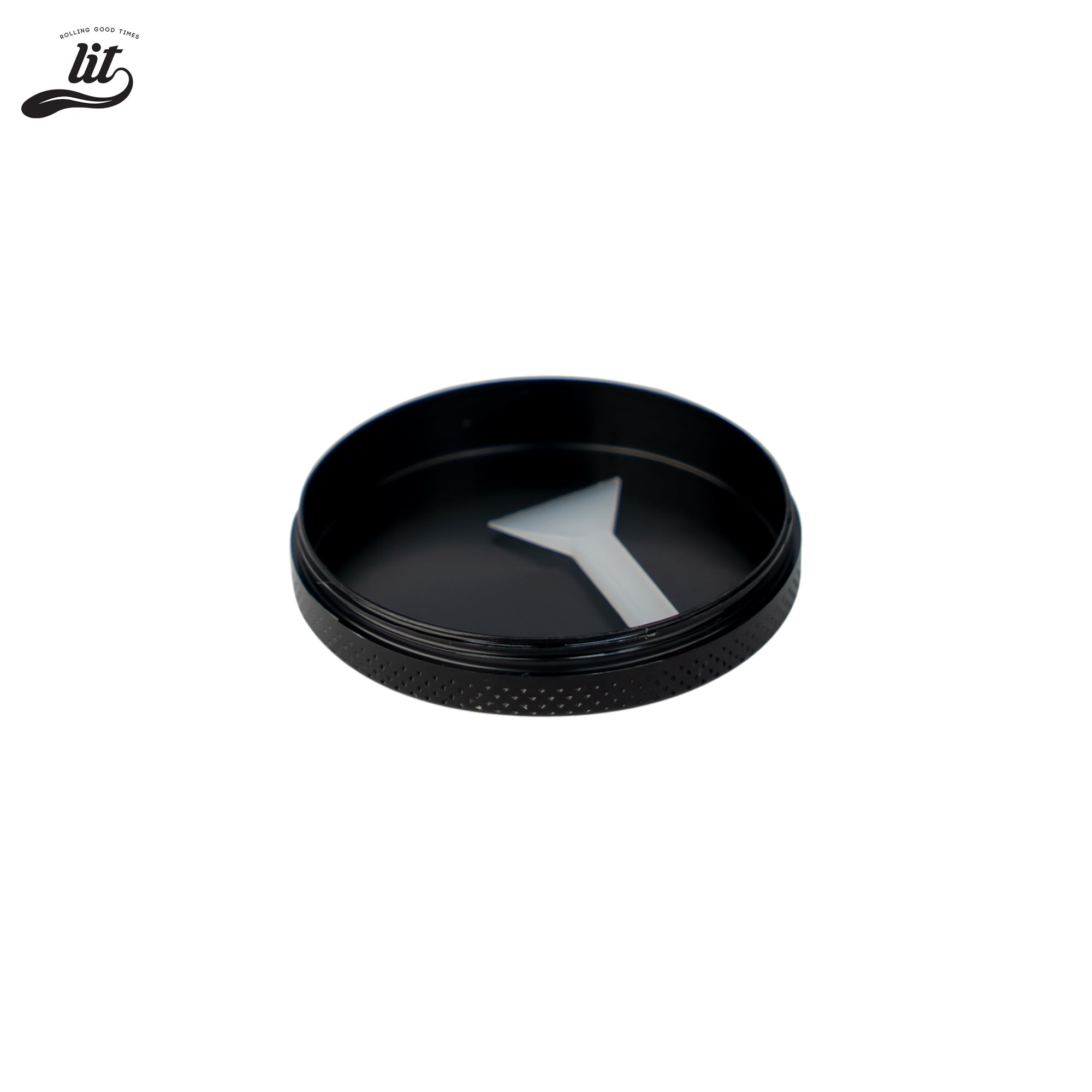 LIT I ROLL Better Than Cook Premium Metallic Herb Grinder (50mm) Herb Grinder | Herb Crusher | LITAF Accessories Black