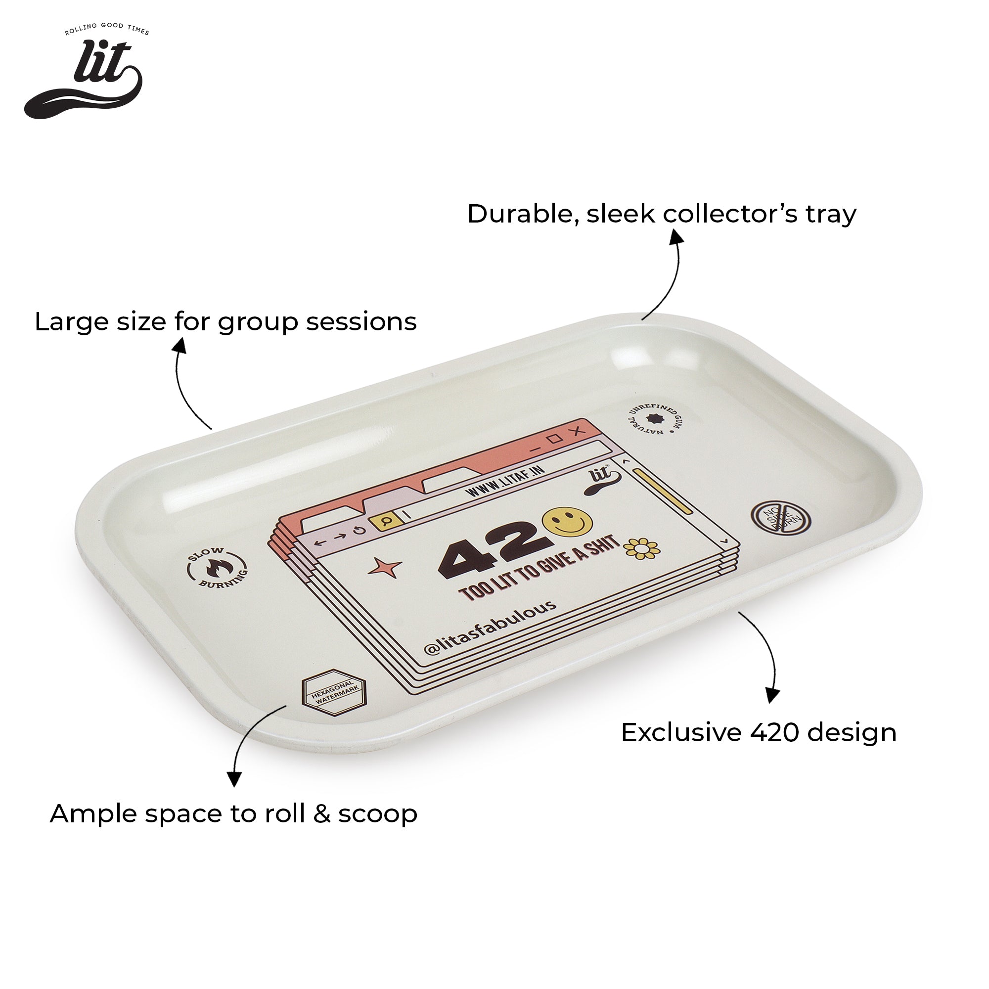 LIT ROLLING TRAY