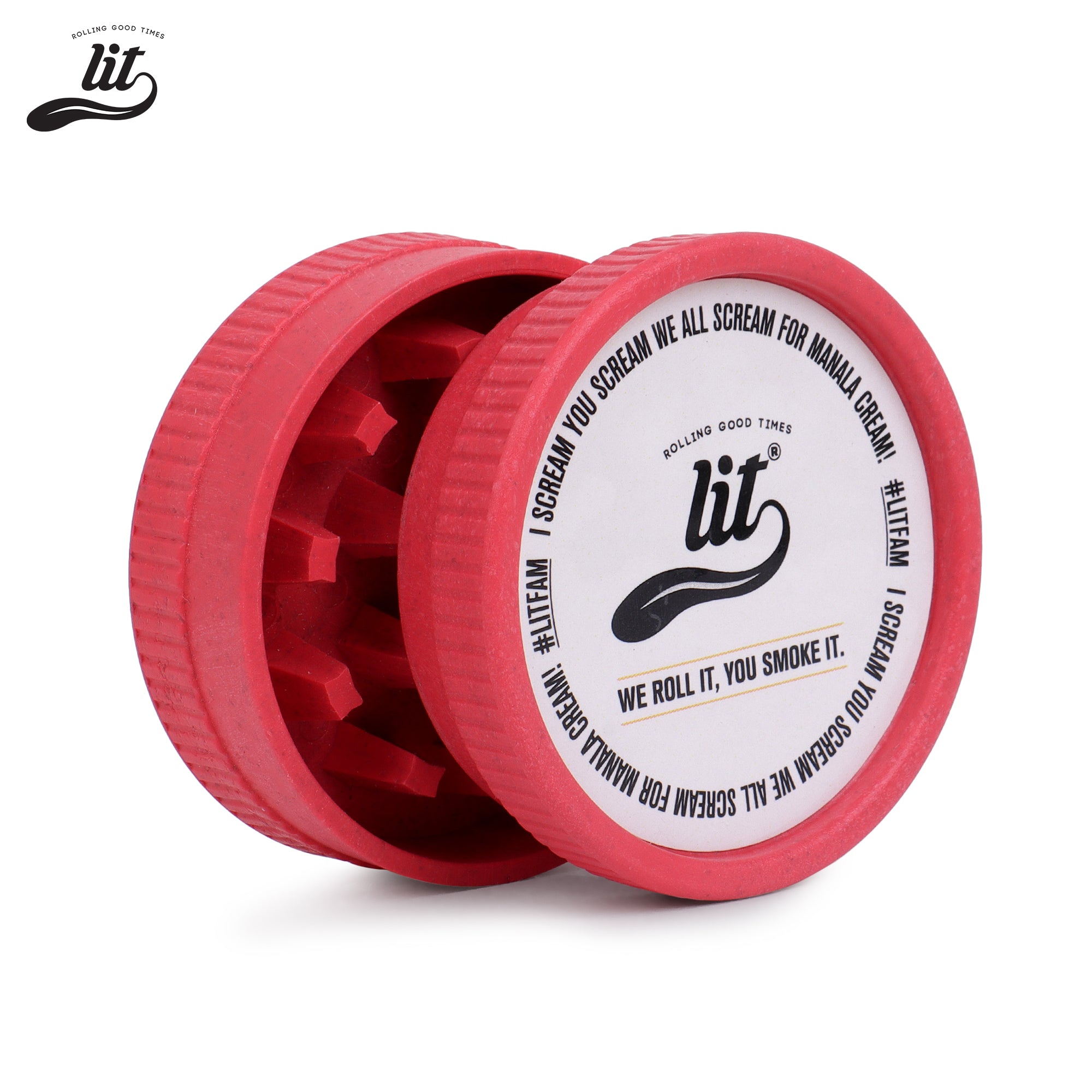 LIT BIODEGRADABLE HERB GRINDER - ECO-FRIENDLY GRINDING SOLUTION FOR FRESH HERBS