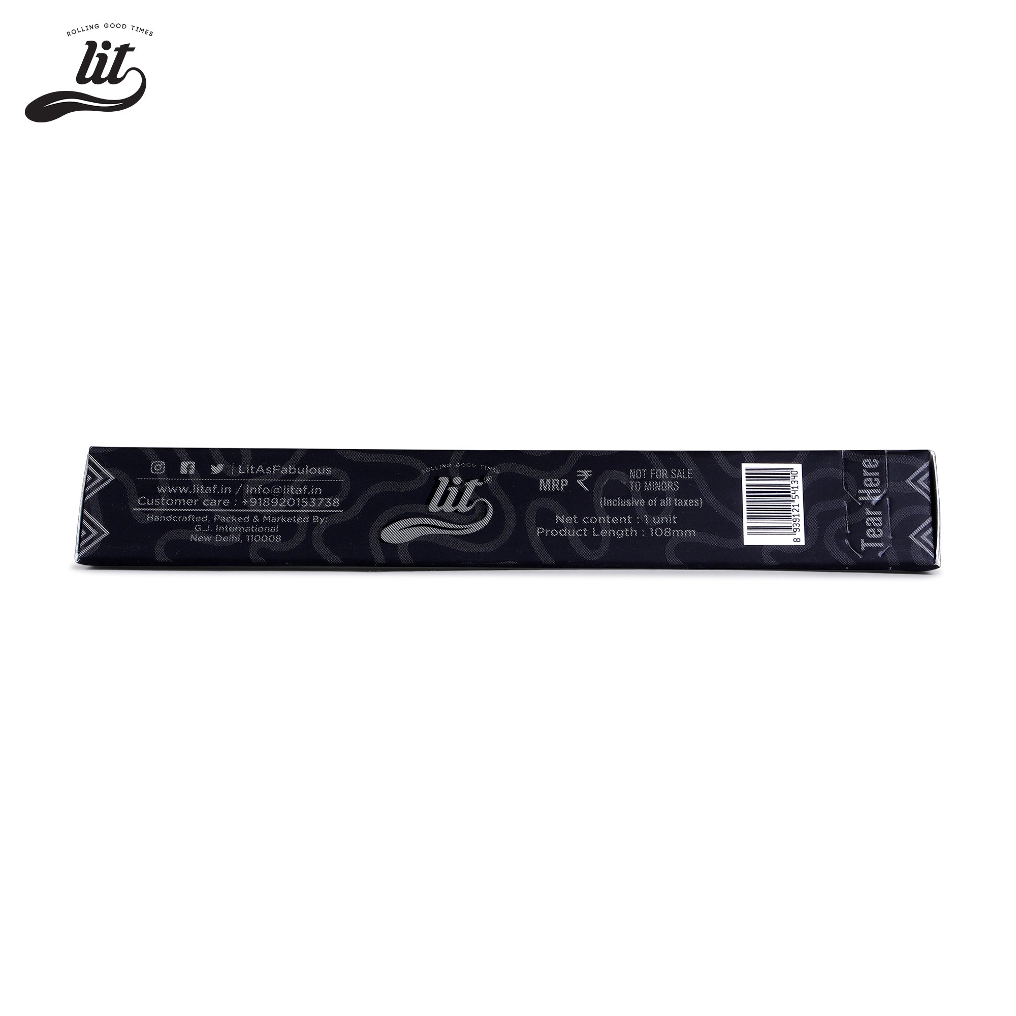 LIT PYRAMID BLACK PRE ROLLED CONE!