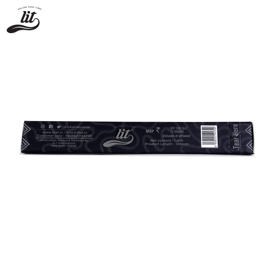 LIT PYRAMID BLACK PRE ROLLED CONE!