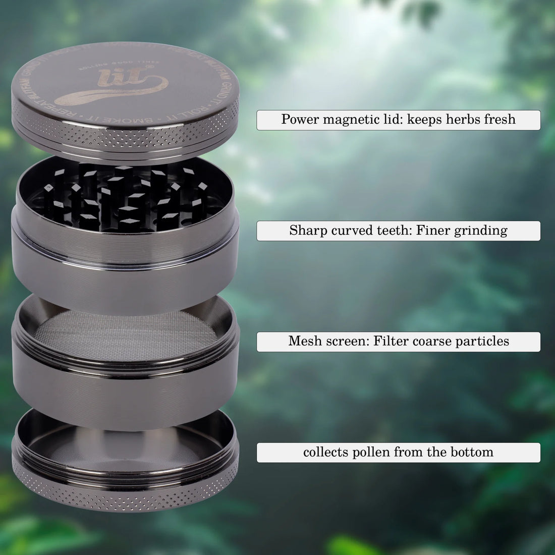 63MM METAL HERB GRINDER