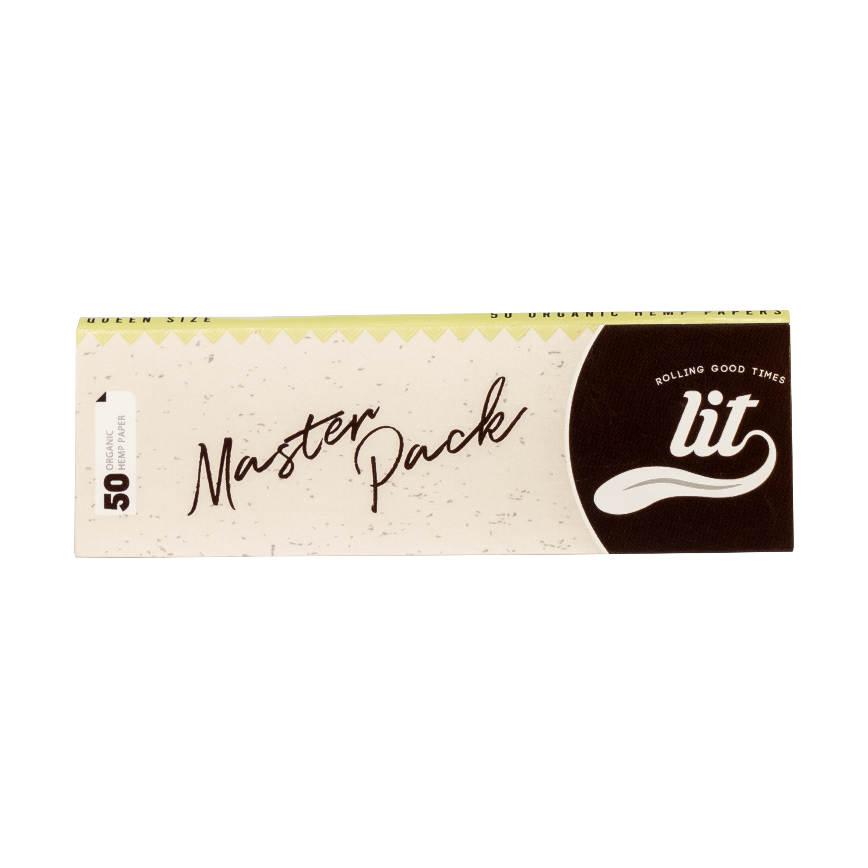 LIT MASTER PACK – Organic HEMP (Queen Size, 44mm x 77mm, 50 sheets)