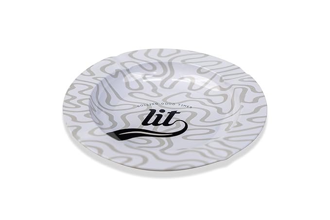 LIT ROLLING METAL TRAY