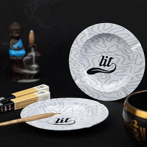 LIT ROLLING METAL TRAY