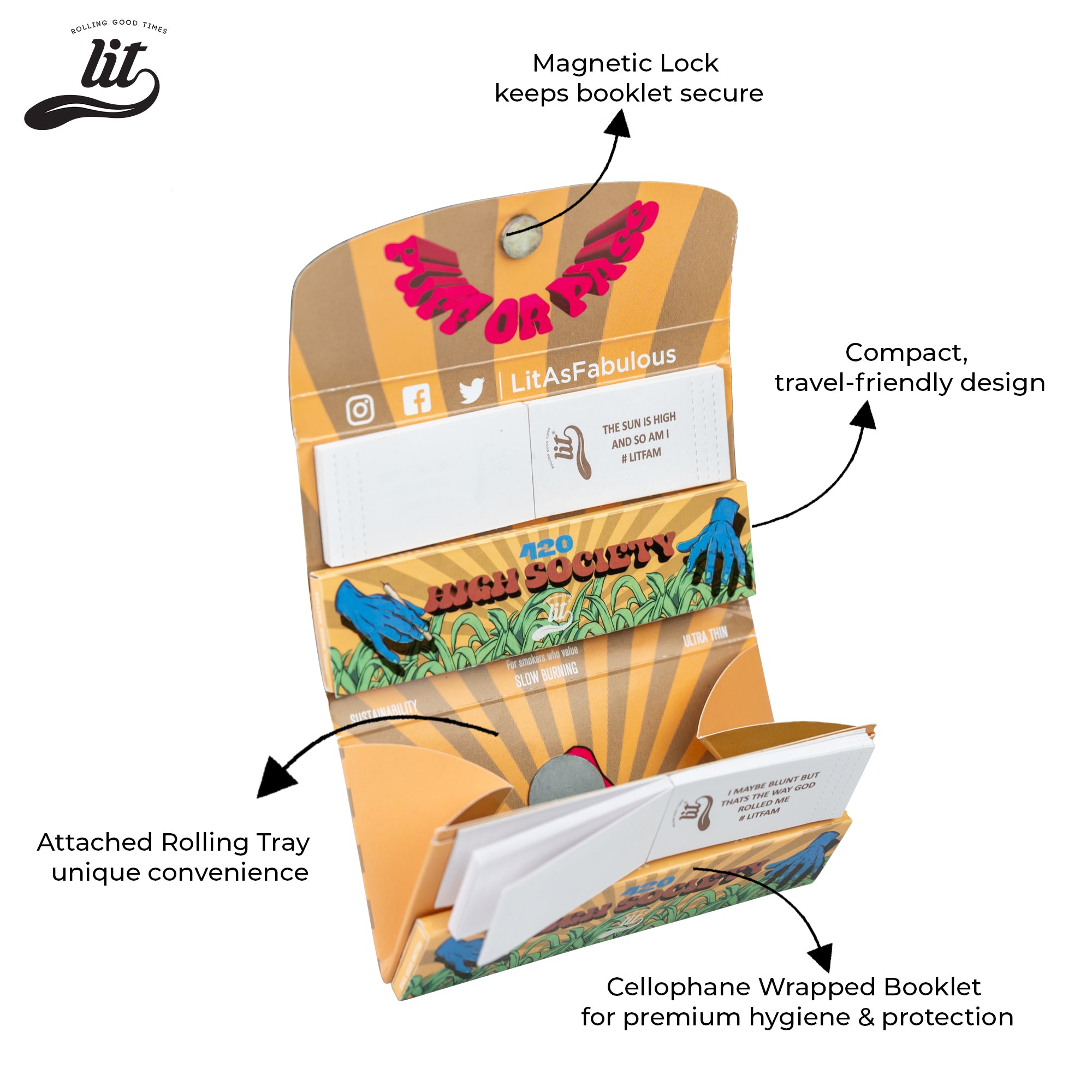 LIT 420 DOUBLE BOOKLET PACK