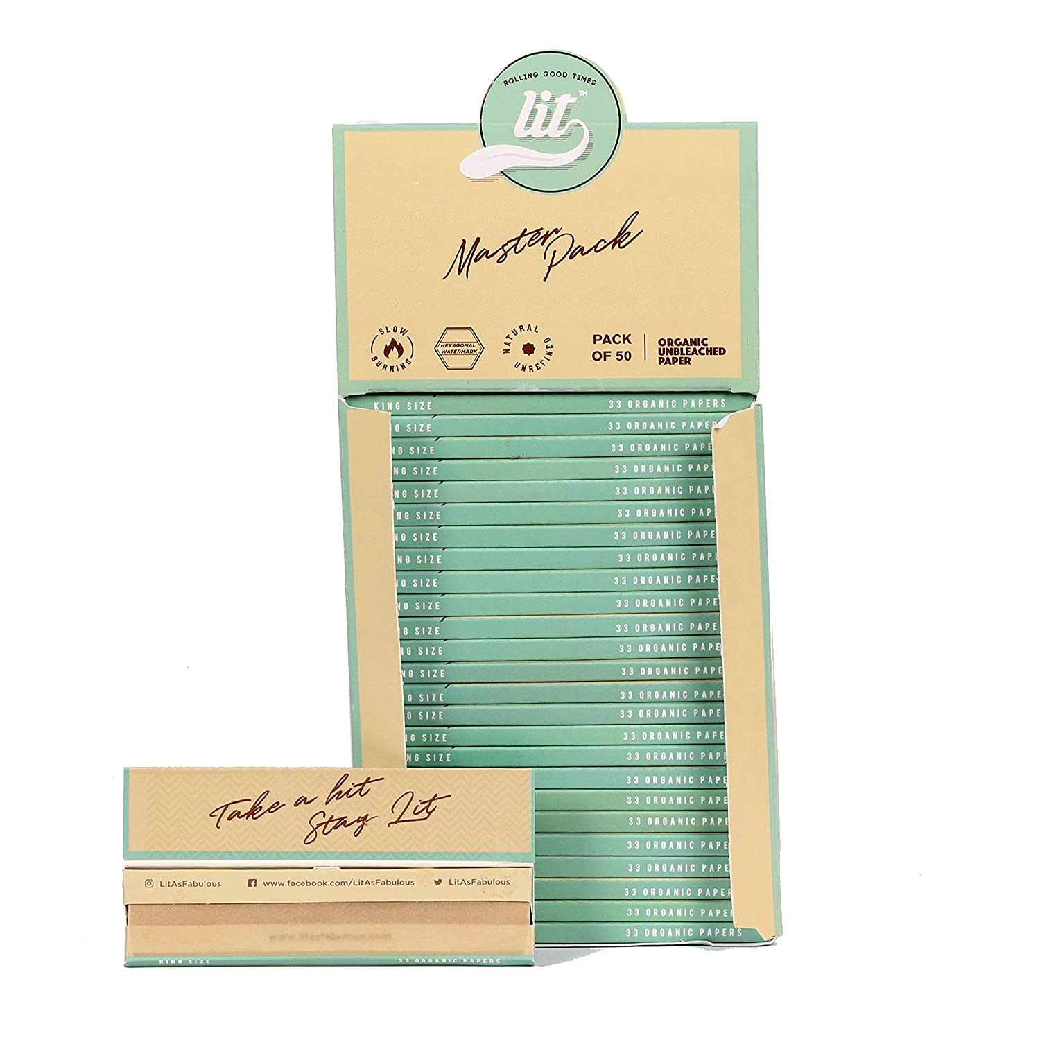 MASTER PACK BROWN 50 BOOKLET BOX