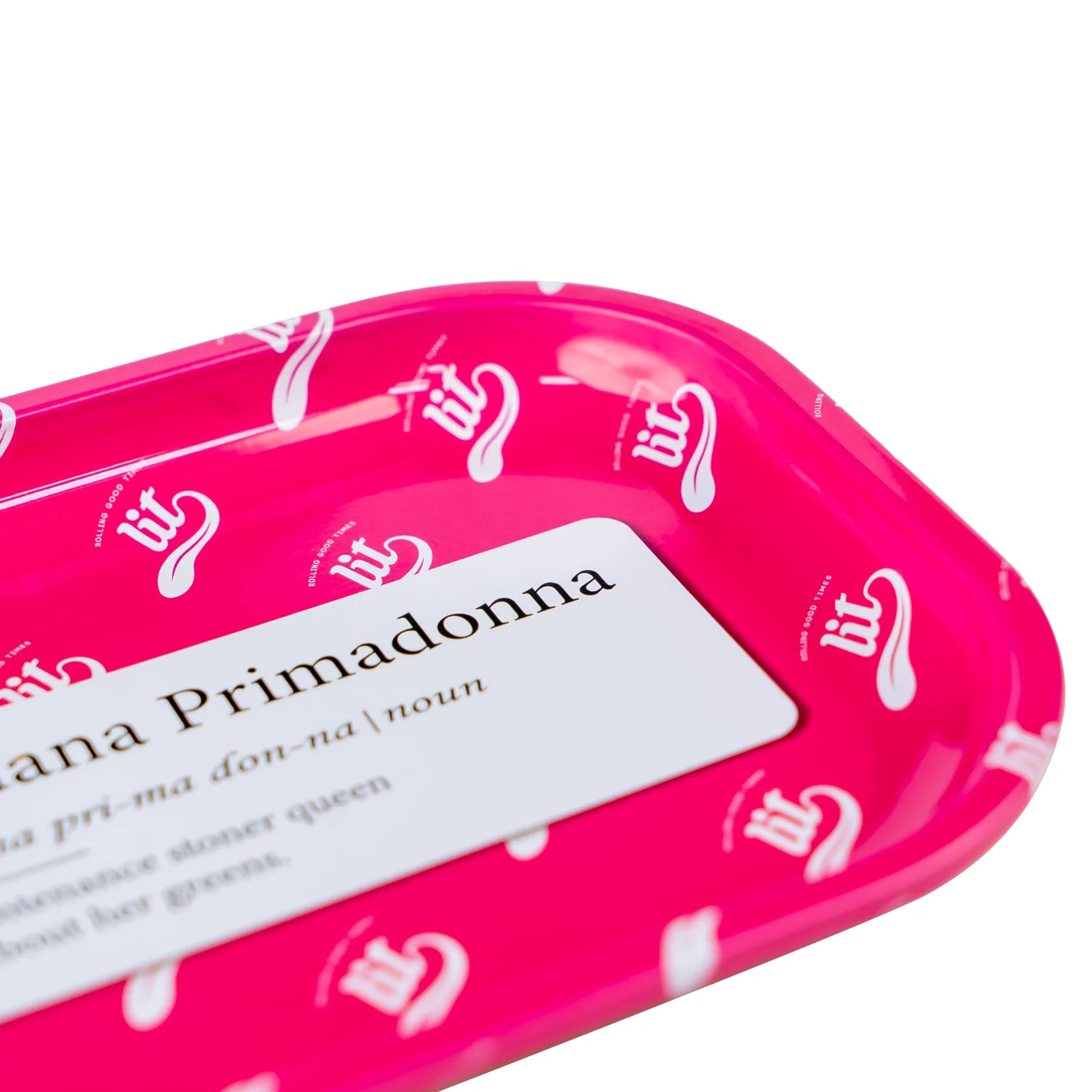 LIT METAL ROLLING TRAY