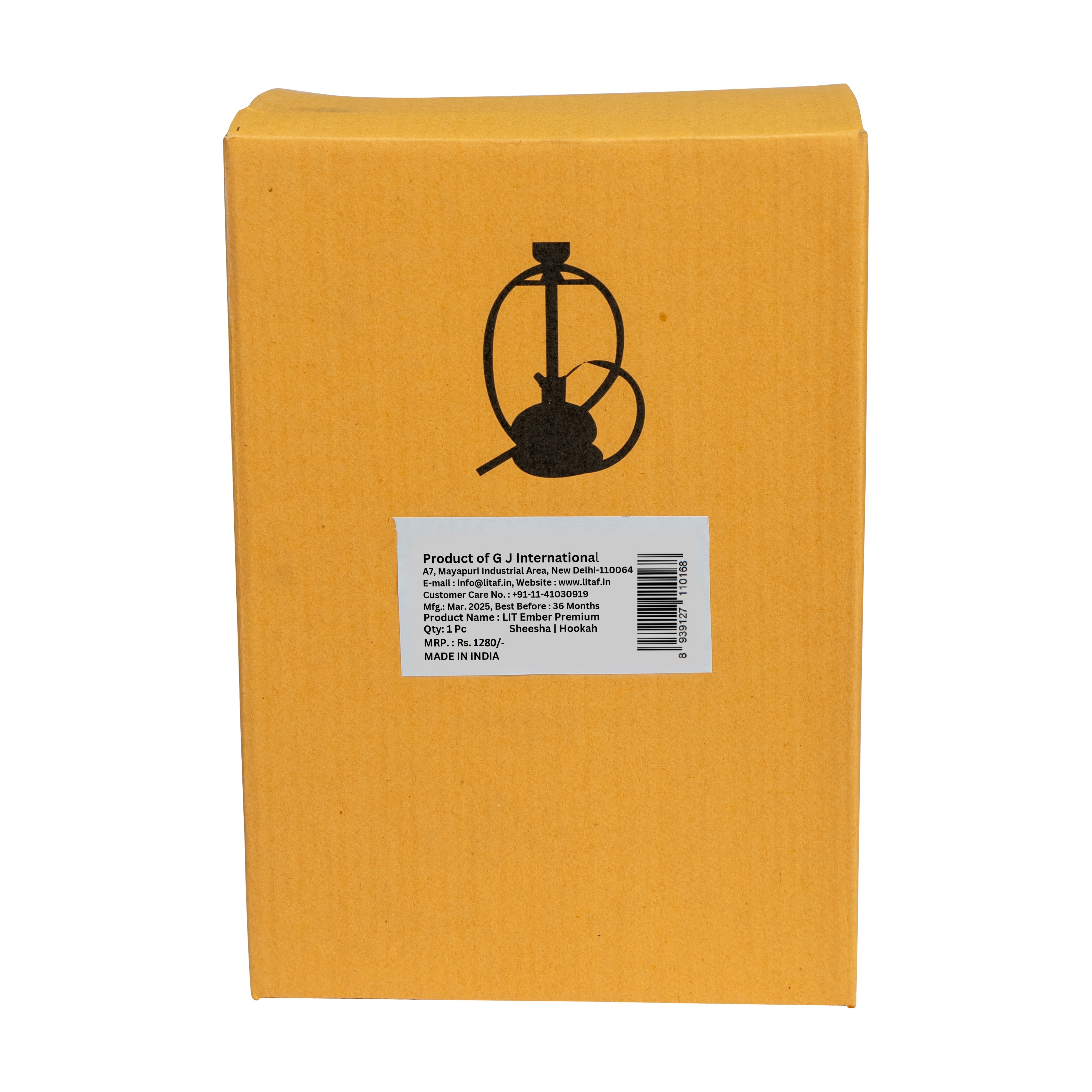 Lit Ember Premium Glass Hookah