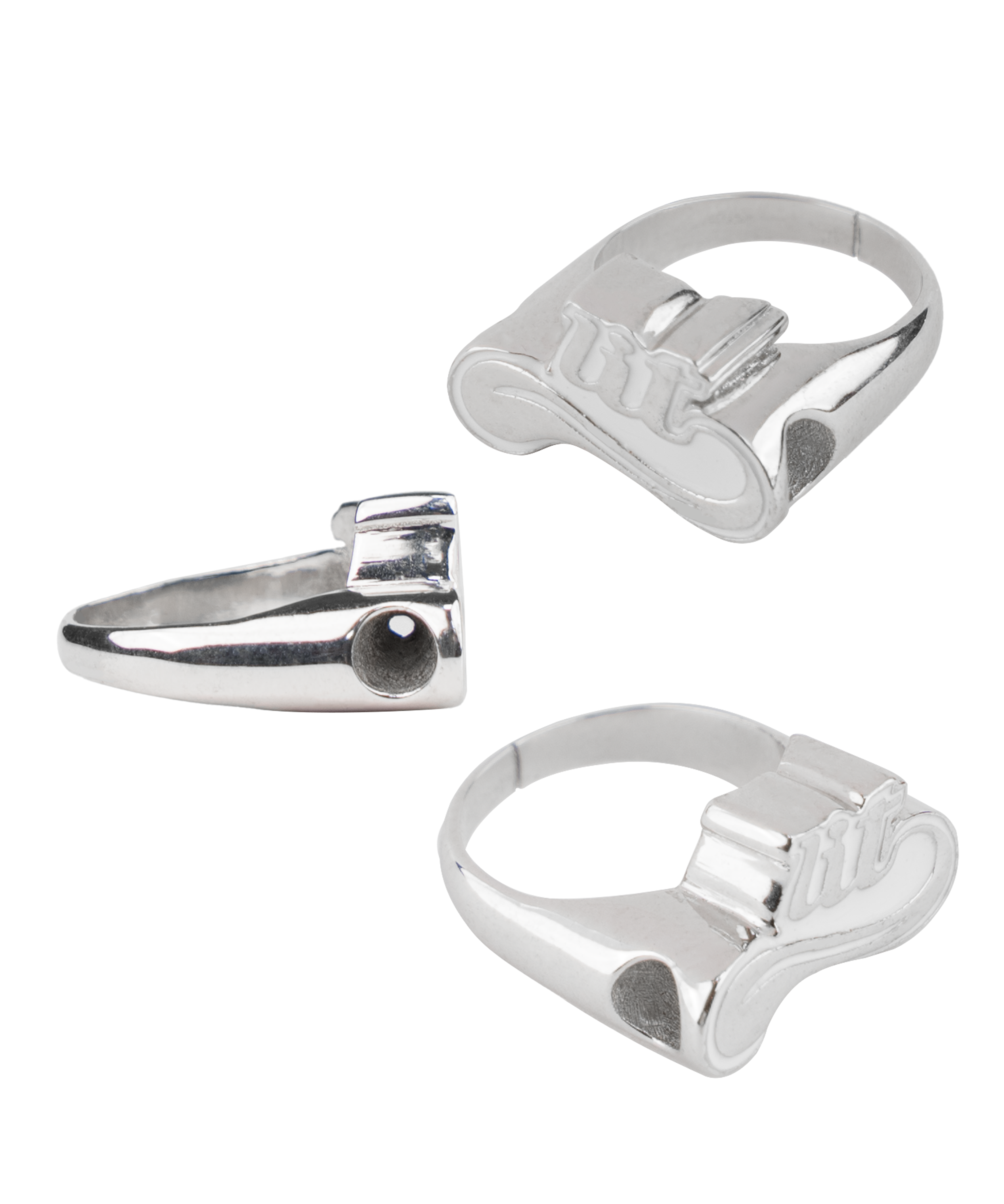 LIT BLAZE WHITE RING