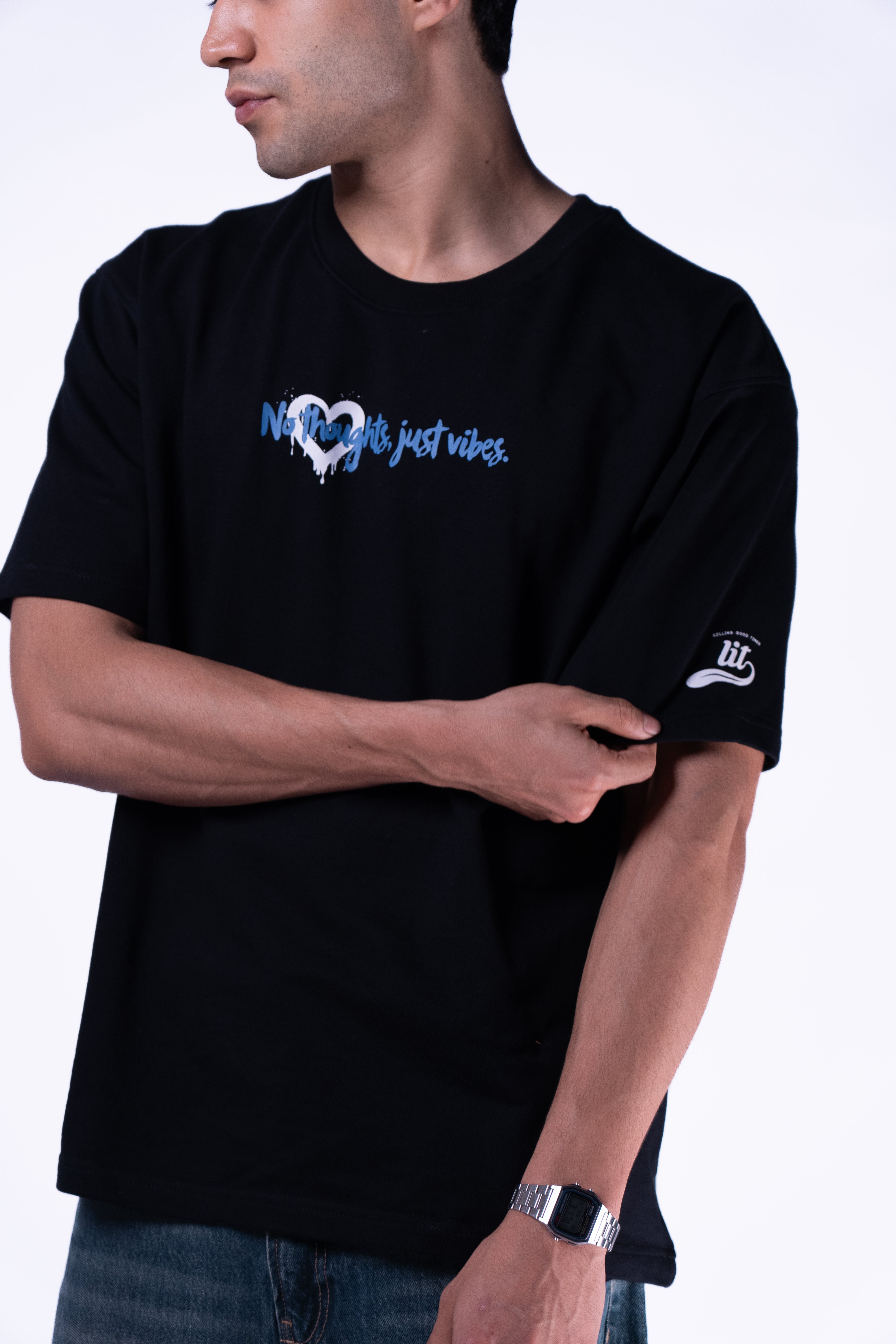 Sexy As Hell T-Shirt Black | Oversized Cotton Tee – Lit