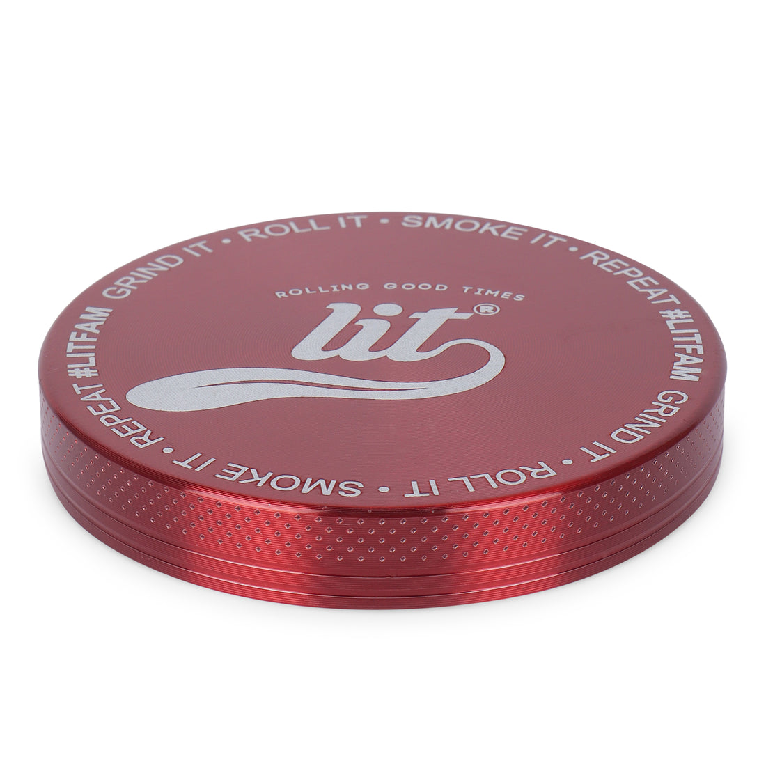 63MM RED METAL HERB GRINDER