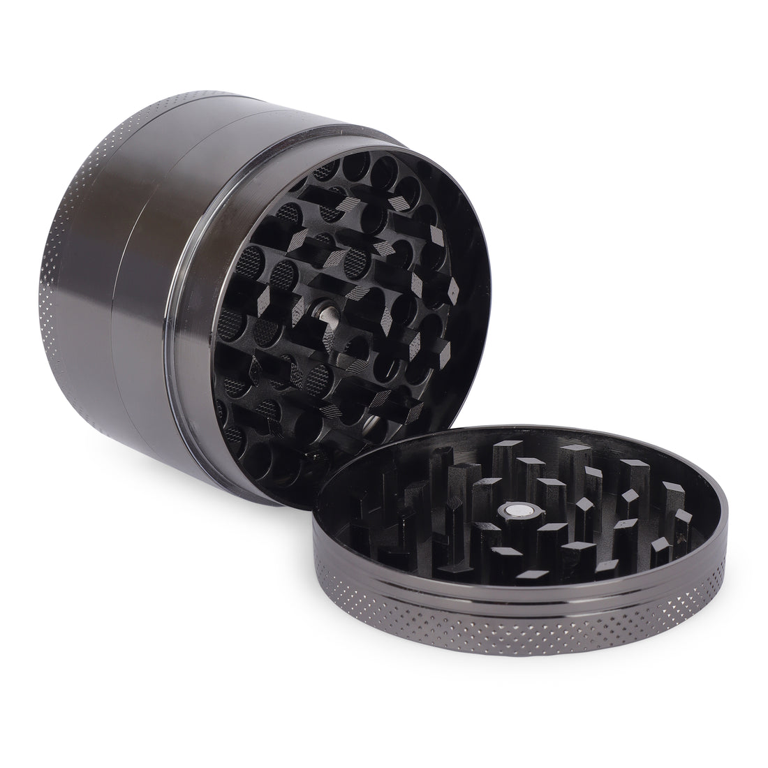 55MM GUN BLACK METAL HERB GRINDER