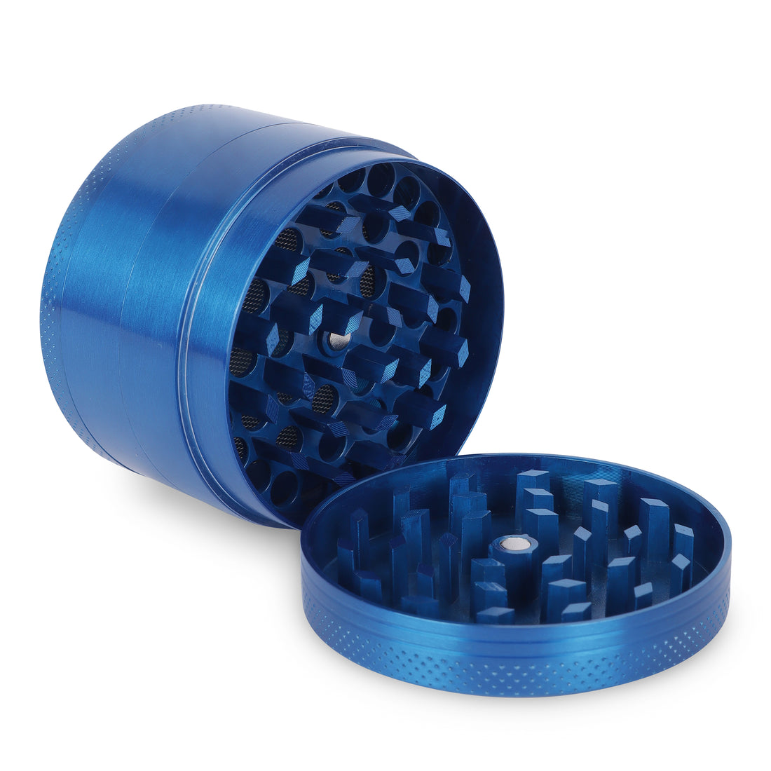 55MM BLUE METAL HERB GRINDER