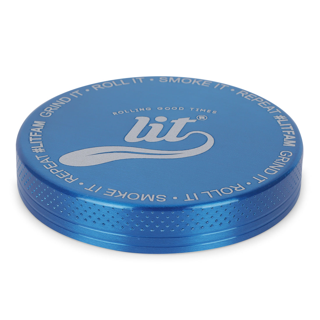 55MM BLUE METAL HERB GRINDER