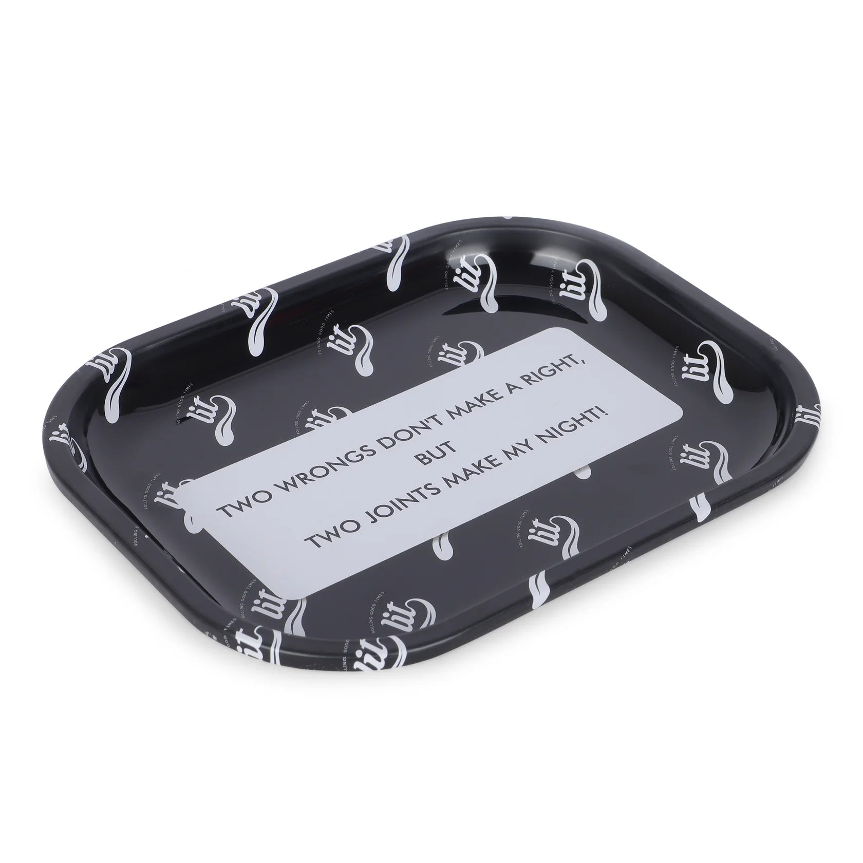 LIT METAL ROLLING TRAY