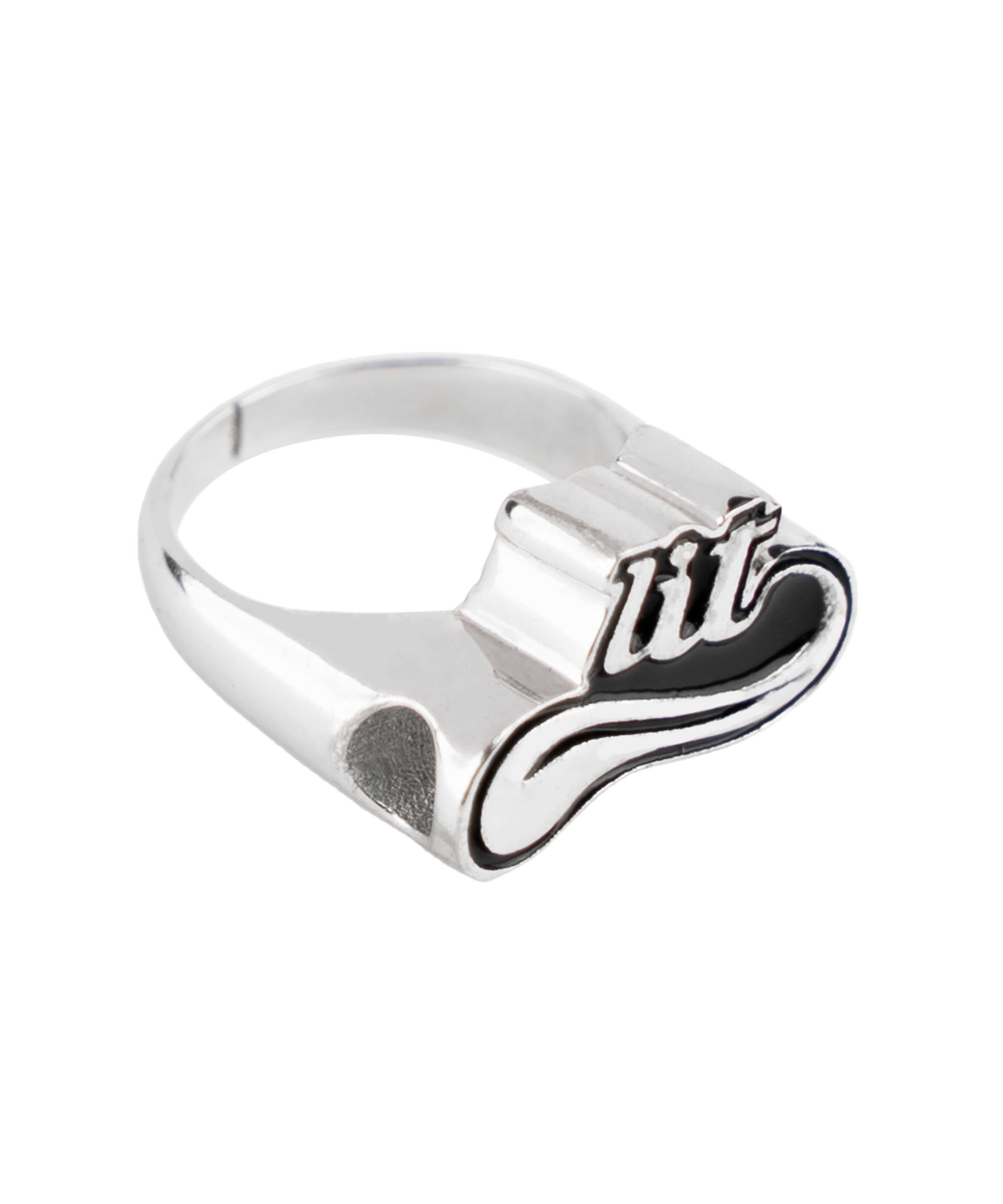 LIT BLAZE BLACK RING