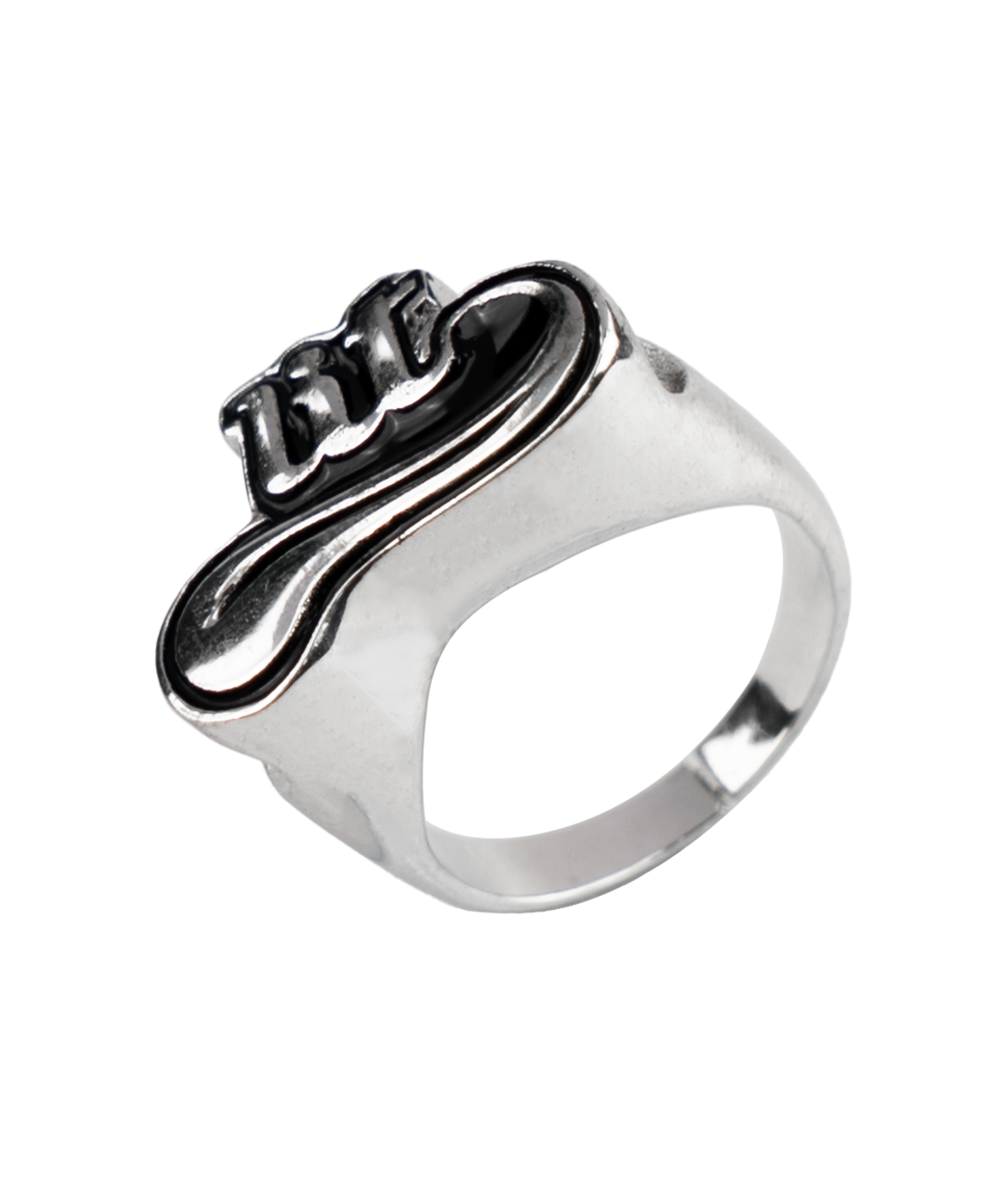 LIT BLAZE BLACK RING