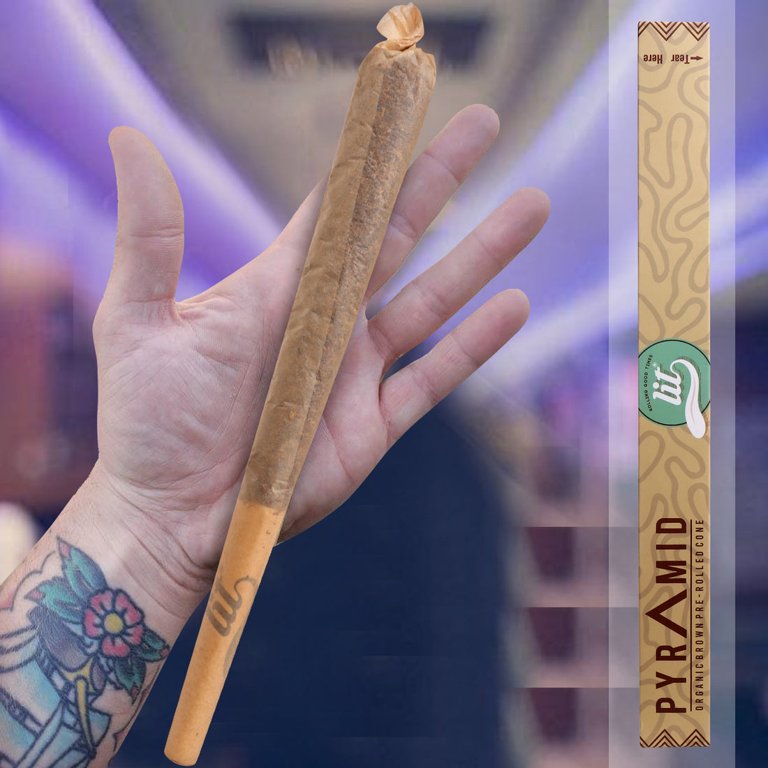 LITAF GIANT PRE-ROLLED CONE – THE ULTIMATE PARTY COMPANION! (300 MM)