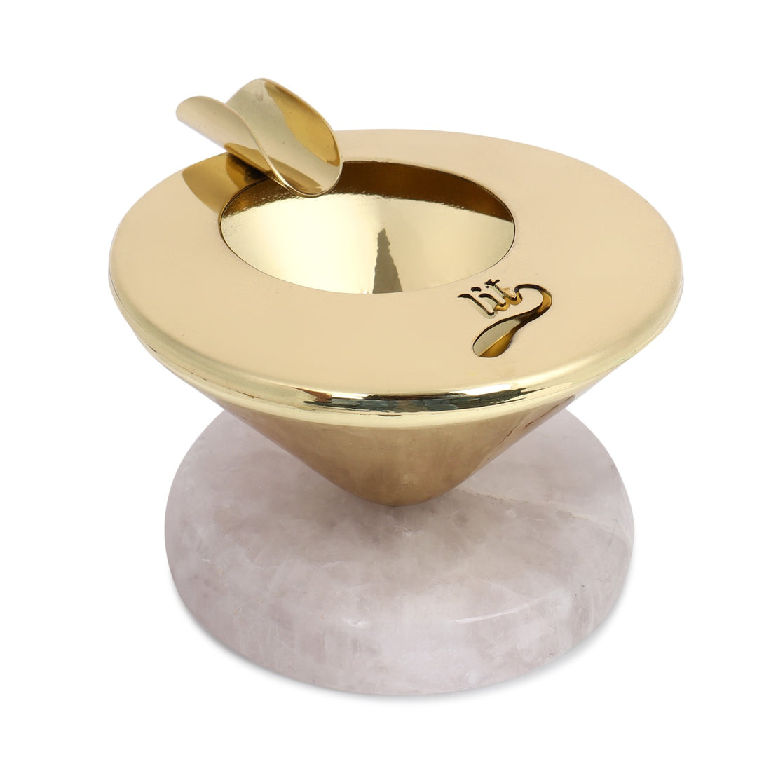 LIT PREMIUM BRASS ASHTRAY