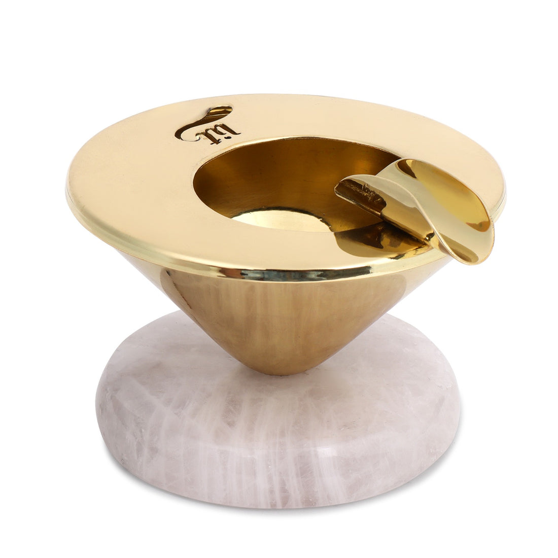 LIT PREMIUM BRASS ASHTRAY