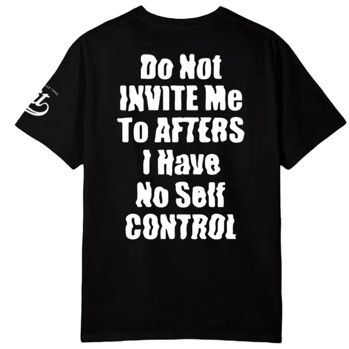 NO SELF CONTROL T-SHIRT