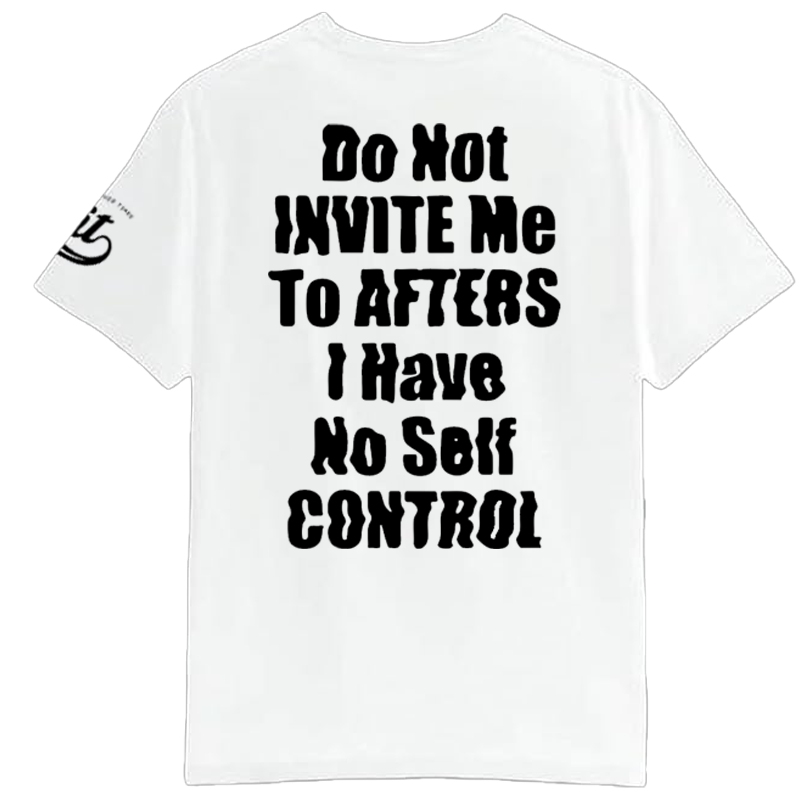 NO SELF CONTROL T-SHIRT
